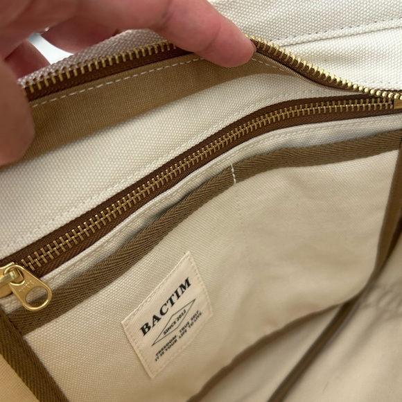 Tote bag with zippers - Picture 5 of 6